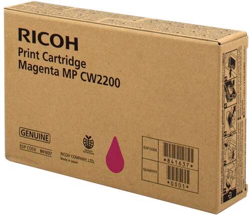 Ricoh Aficio Mp-Cw2200Sp Magenta Cartucho De Tinta Original - 841637/Mp Cw2200M