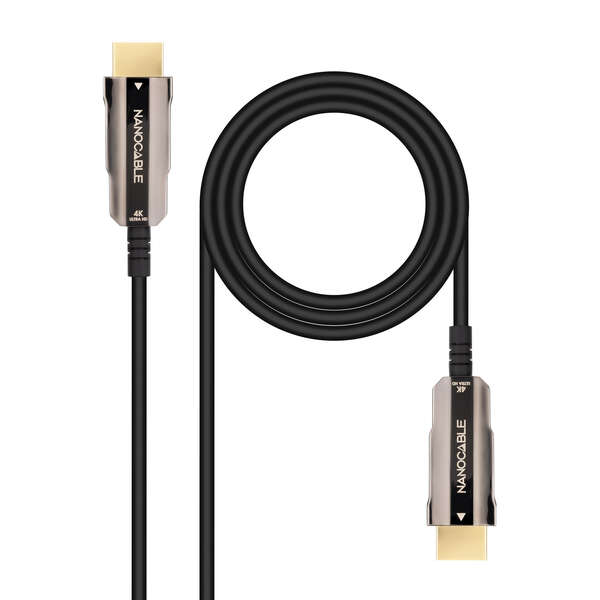 Nanocable Cable Hdmi V2.0 Aoc Macho A Hdmi V2.0 Macho 20M - 4K@60Hz 18Gbps - Color Negro