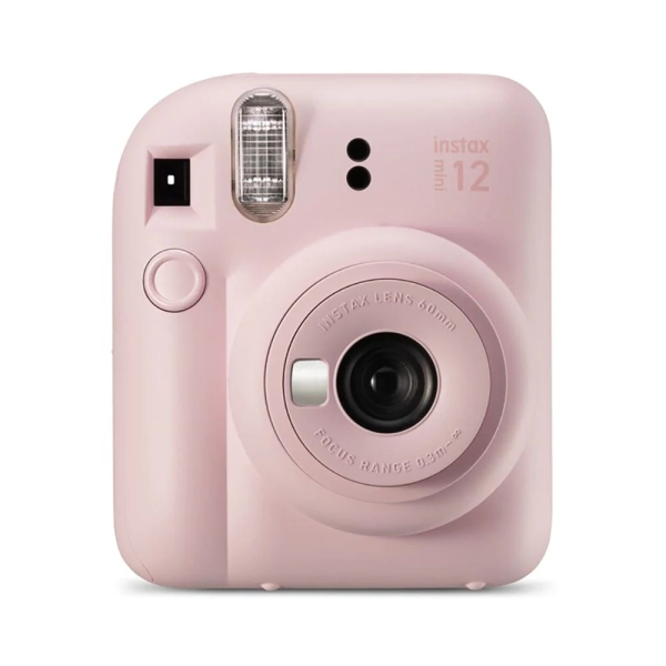 Fujifilm Instax Mini 12 Blossom Pink Camara Instantanea - Tamaño De Imagen 62X46Mm - Flash Auto - Exposicion Automatica - Mini Espejo Para Selfies - Modo Primer Plano