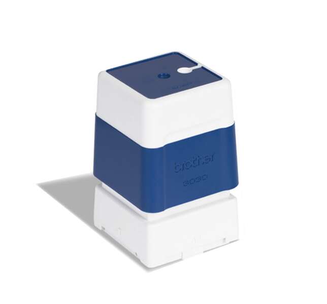 Brother Pr3030E6P Pack De 6 Monturas De Sellos Originales - 30X30Mm - Color Azul