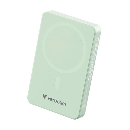 Verbatim Cargador Inalambrico Power Bank 10K Mah 1Xusb-C Verde