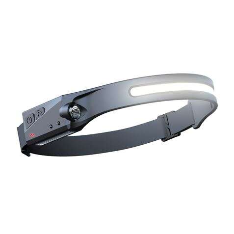 Elbat Led Recargable Por Usb - 350Lm - 6500K - Interruptor On/Off - Boton Sensor De Manos - Bateria Litio 1200Mah - Cable De Carga Tipo C Incluido - Ip44 - 4 Modos - Autonomia Hasta 8 Horas - Color Negro