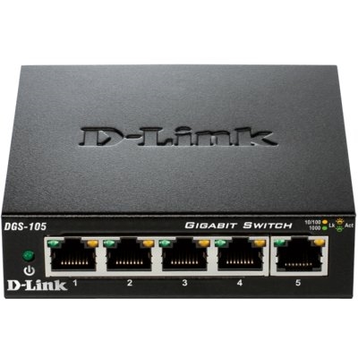 D-Link Dgs-105 Switch 5Xgb Metal