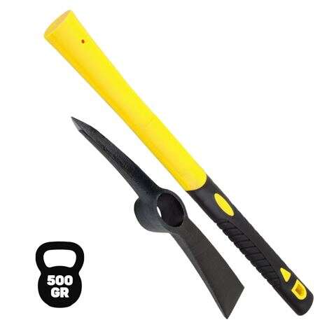 Blim Martillo De 500 Gramos - Mango De Fibra De Vidrio - Superficie Engomada - Cabezas De Acero Forjado - Color Negro