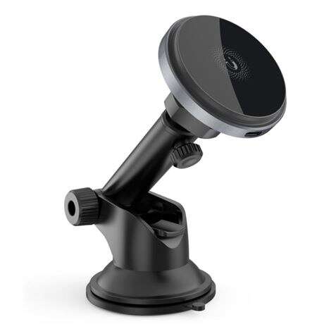 Xo Cargador Inalambrico Magnetico - Carga Qi Hasta 15W - Deteccion De Objetos Metalicos - Color Negro