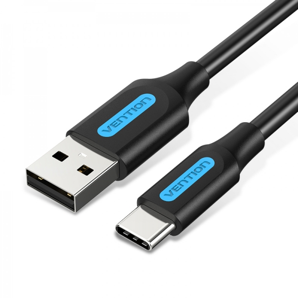 Vention Cable Usb-A Macho A Usb-C Macho 3A 60W 480Mbps - 0.5M - Color Negro