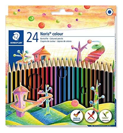 Staedtler Lápices De Colores Noris Colour Wopex Ecológico Surtidos Estuche 24 Ud
