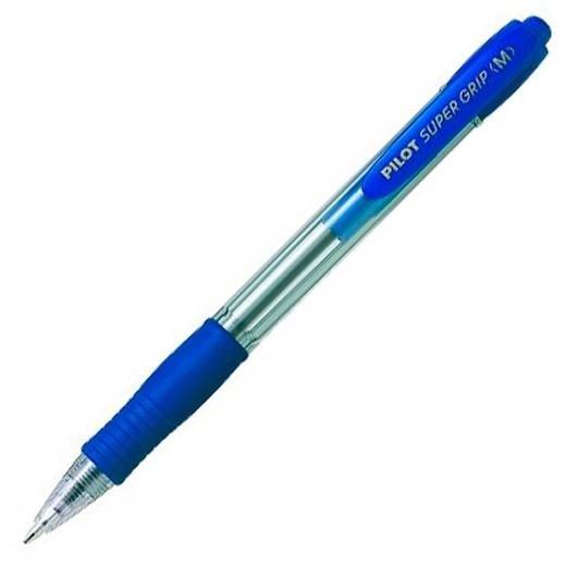 Pilot Bolígrafo Supergrip M Azul Cuerpo Azul