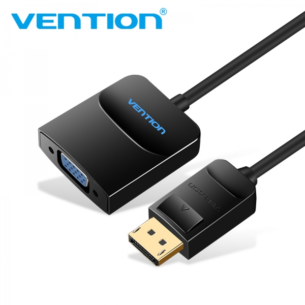 Vention Conversor Displayport Macho A Vga Hembra - 0.15M - Color Negro
