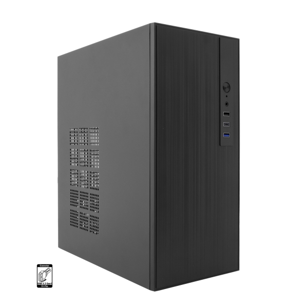 Coolbox M460 Caja Microatx - Tamaño Disco Soportado 3.5", 2.5" - Usb-C 3.2 Gen1 Y Audio - Color Negro