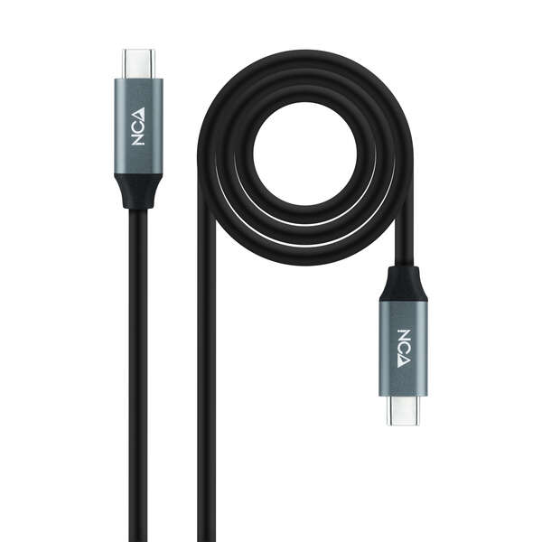 Nanocable Cable Usb 3.2 Gen2X2 100W 4K/60Hz Usb-C M/M 1.5M - Color Negro