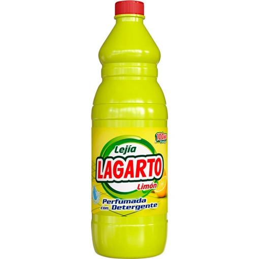 Lagarto Lejía Perfumada Limón Con Detergente Botella 1500Ml