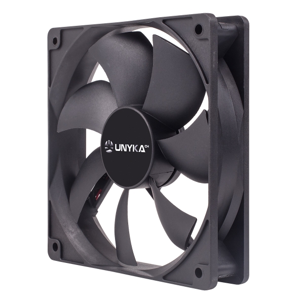 Unykach Ventilador 120Mm - Velocidad Max. 1200Rpm - Color Negro