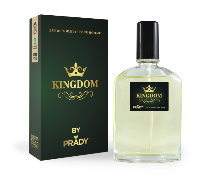Prady Colonia De Hombre Kingdom - Frasco De 90 Ml - Spray Pulverizador