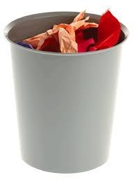 Archivo 2000 Papelera De Plástico Archivo 2000 Opcional Aro Sujetabolsas Capacidad 16 Litros 290X310 Mm Gris