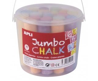 Apli Tizas Antipolvo Colores Surtidos Bote 20 Ud