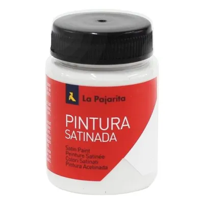 La Pajarita Témpera Escolar Bote De 35Ml Satinada Blanco L-21