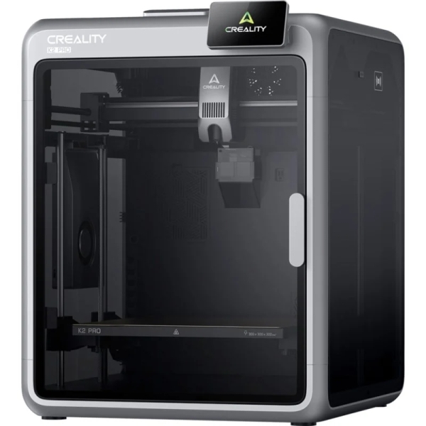 Creality K2 Pro Impresora 3D Cerrada - Tamaño 30X30X30Cm - Cuerpo De Aluminio Aeroespacial - Interfaz De Usuario Inteligente - Velocidad Hasta 600Mm/S
