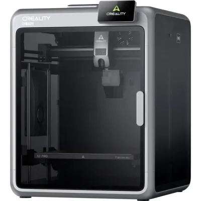 Creality K2 Pro Impresora 3D Cerrada - Tamaño 30X30X30Cm - Cuerpo De Aluminio Aeroespacial - Interfaz De Usuario Inteligente - Velocidad Hasta 600Mm/S