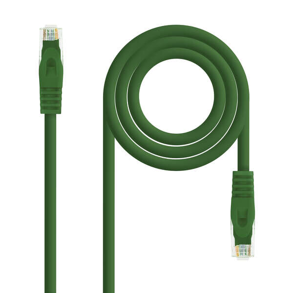 Nanocable Cable De Red Latiguillo Rj45 Lszh Cat.6A Utp Awg24 3M - Color Verde