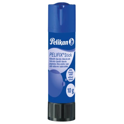 Pelikan Pelifix Pegamento En Barra 10Gr - Ideal Para Papel, Cartulina, Fotografias Etc... - Facil Apertura