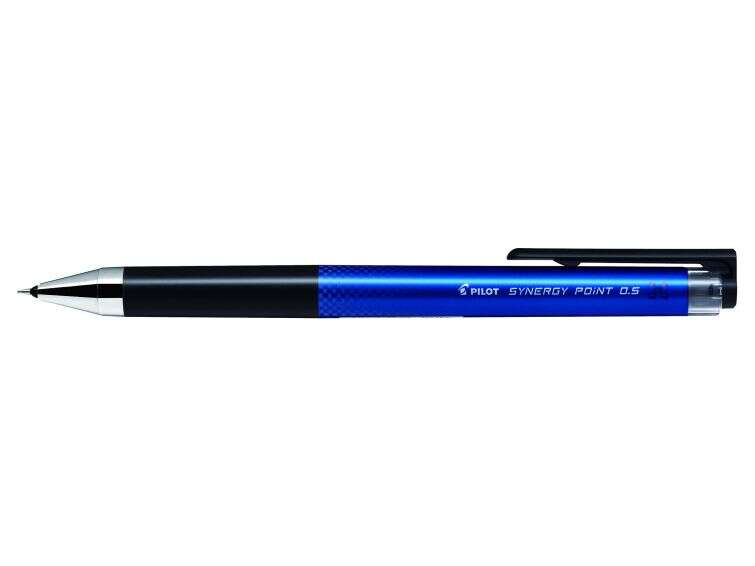 Pilot Boligrafo De Gel Synergy Point Retractil - Recargable - Punta Fina 0.5Mm - Trazo 0.25Mm - Color Azul