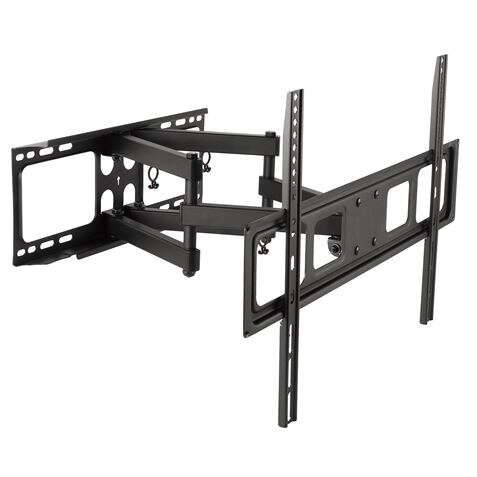 Cromad Soporte De Pared Con Doble Brazo Articulado Para Tv De 32"-70" - Compatible Con Tv Curva - Giratorio, Inclinable Y Extensible - Peso Max 40Kg - Vesa 600X400Mm