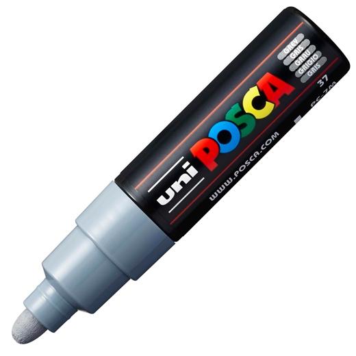 Posca Marcador  Pc-7M No Permanente Punta Forma De Bala  4,5-5,5Mm Gris