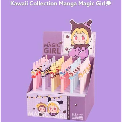 Roymart Bolis Gel Magic Girl Click Pen Surtidos Expositor 36 Ud