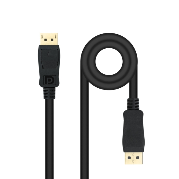 Nanocable Cable Displayport 1.4 Dp/M-Dp/M - Longitud 3M - Soporta Resoluciones De Video De Hasta 8K - Color Negro