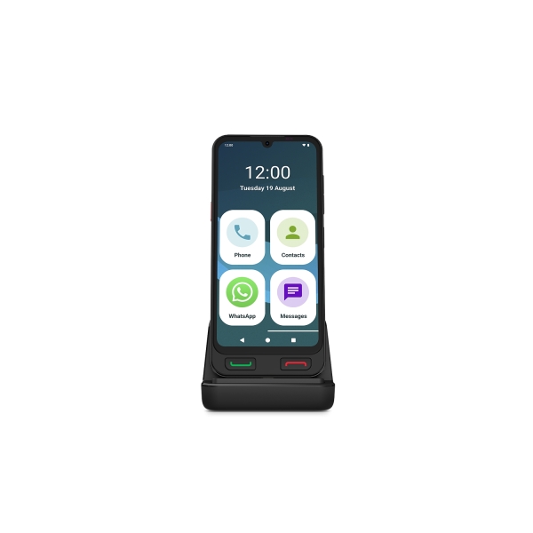 Spc Zeus 2 Pro 4G Smartphone 6,1" - Especial Para Personas Mayores - Boton Sos - Capacidad 128Gb - 4Gb De Ram - Spc Care - Color Negro