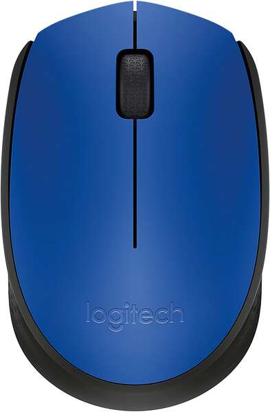 Logitech M171 Raton Inalambrico 1000Dpi - 3 Botones - Uso Ambidiestro - Color Azul