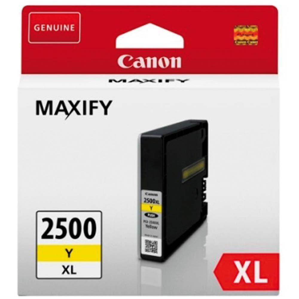Canon Tinta Amarillo Maxifi Ib 4050/4150 - Mb 5050/5150/5155/5350/5450/5455 - Pgi 2500Xly