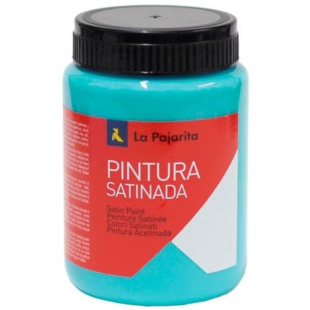 La Pajarita Témpera Escolar Bote De 375Ml Satinada Turquesa L-35