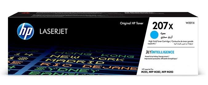 Hp Toner Cian Laserjet Color Pro Mfp /M282Nw/M283Fdn/M283Fdw/Pro M255Dw - Nº 207X