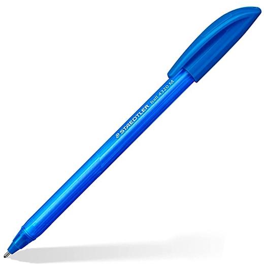 Staedtler Bolígrafo Ball 4320 M 1,0Mm Triangular Azul Caja 10 Ud