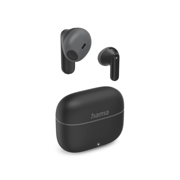 Hama Freedom Light Ii Auriculares Con Microfono Omnidireccional - Bluetooth - Rango 10M - Asistente De Voz - Carga Por Usb-C - Color Negro