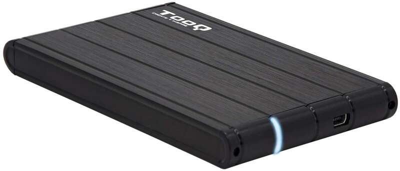 Tooq Carcasa Externa Hdd/Sdd 2.5" Hasta 9,5Mm Sata Usb 3.0 - Color Negro