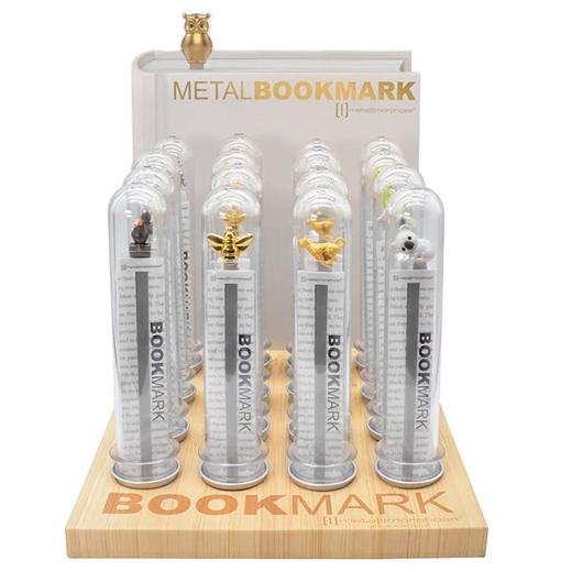 Metalmorphose Marcalibros Metálicos 3D Expositor 16 Ud Surtidos