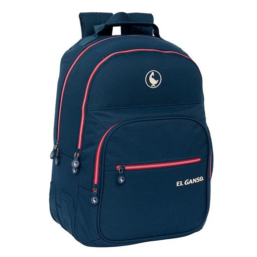 Safta Mochila Doble Adaptable Carro El Ganso "Classic" 20L Azul
