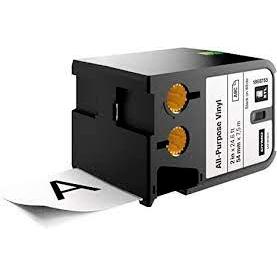 Dymo Cinta De Vinilo Xtl 2" (54 Mm) All-Purpose Negro Sobre Blanco