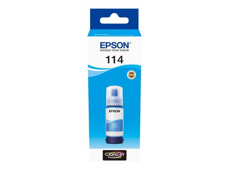 Epson 114 Cyan Botella De Tinta Pigmentada Original - C13T07B240
