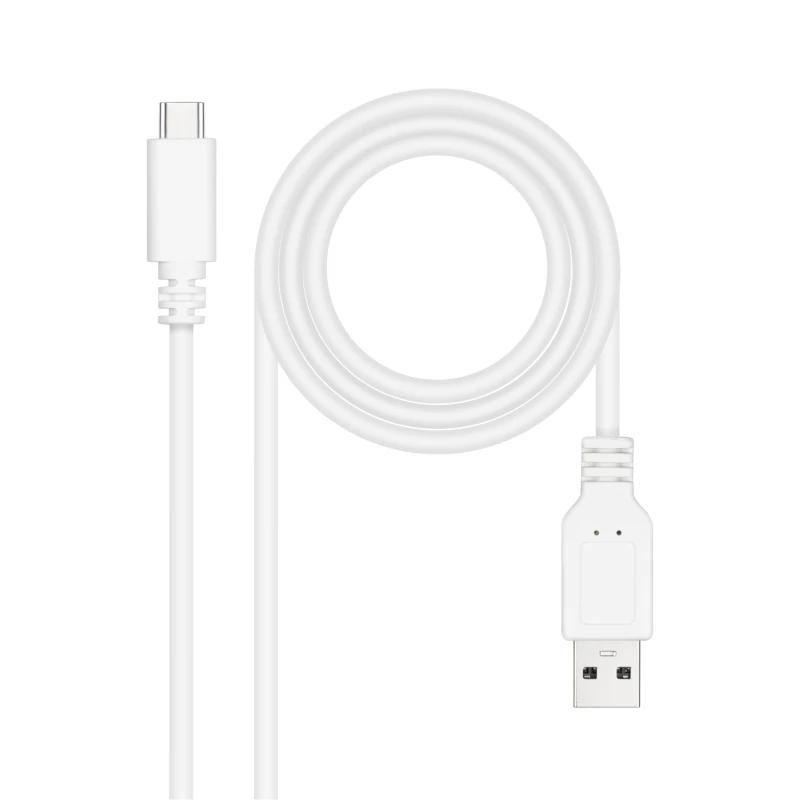 Nanocable Cable Usb 2.0 3A Usb-C-M/M 3M Blanco