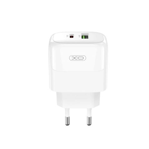 Xo L138 Cargador De Pared 30W - Usb-C Y Usb-A - Color Blanco