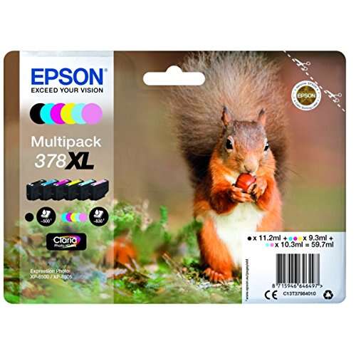 Epson 378Xl Pack De 6 Cartuchos De Tinta Originales - C13T37984010