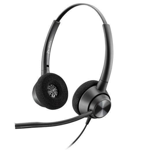 Hp Poly Auriculares De Diadema Biaural C/ Micrófono Cable Usb Encorepro Hw320 Negro