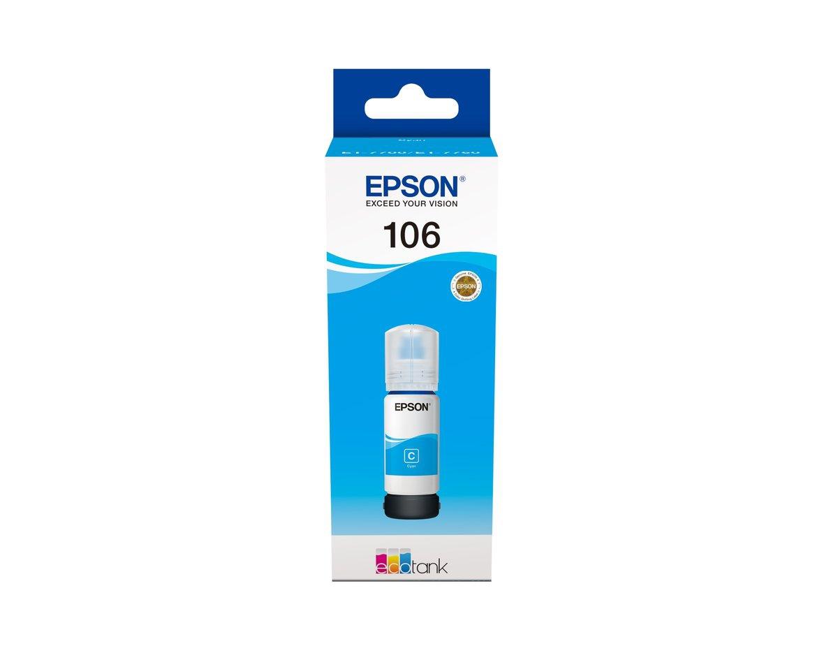Epson Tinta Bote Cian Eco Tank Et-7700, 7750 - Nº 106