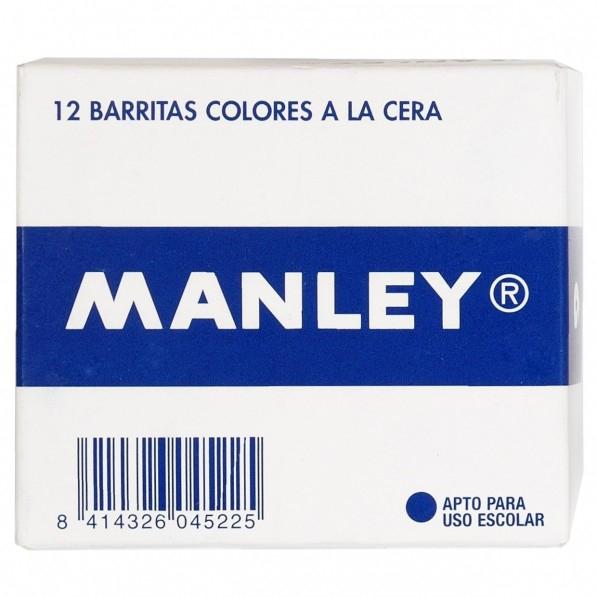 Manley Estuche De 12 Ceras 60Mm (12) Rosa Claro
