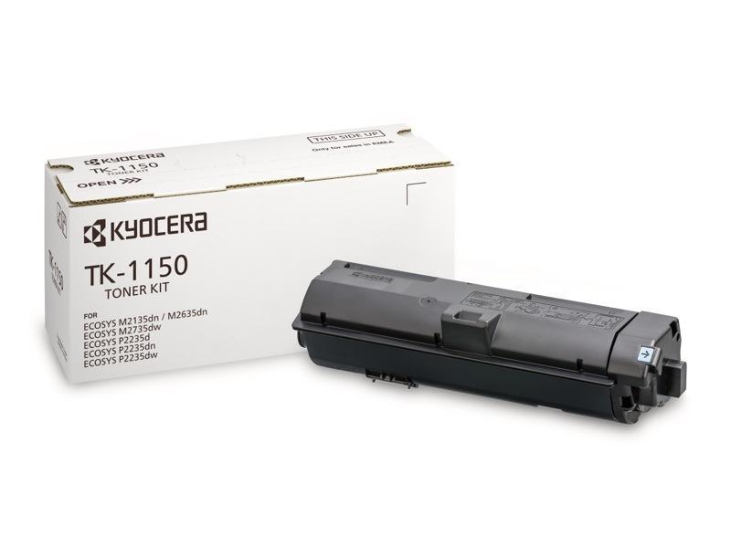Kyocera-Mita Toner Negro Ecosys M2135Dn/P2235Dn/P2235Dw/P2235D/M2635Dn/M2735Dw -Tk1150