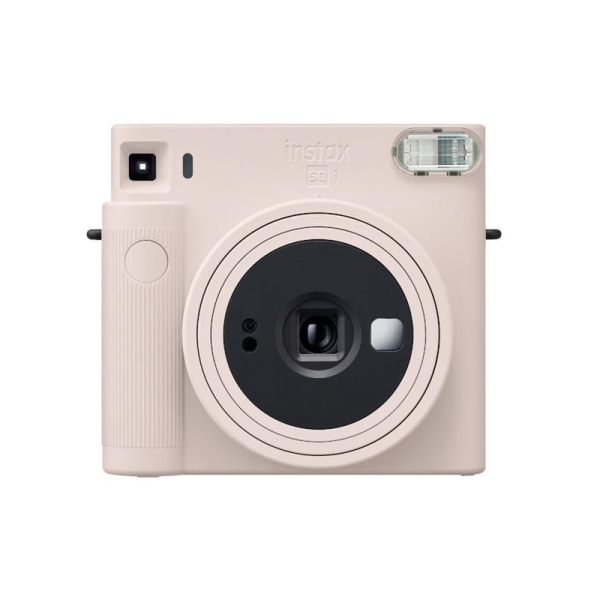 Fujifilm Instax Square Sq1 Camara Instantanea - Tamaño De Imagen 62×62Mm  - Exposicion Automatica - Color Blanco Tiza